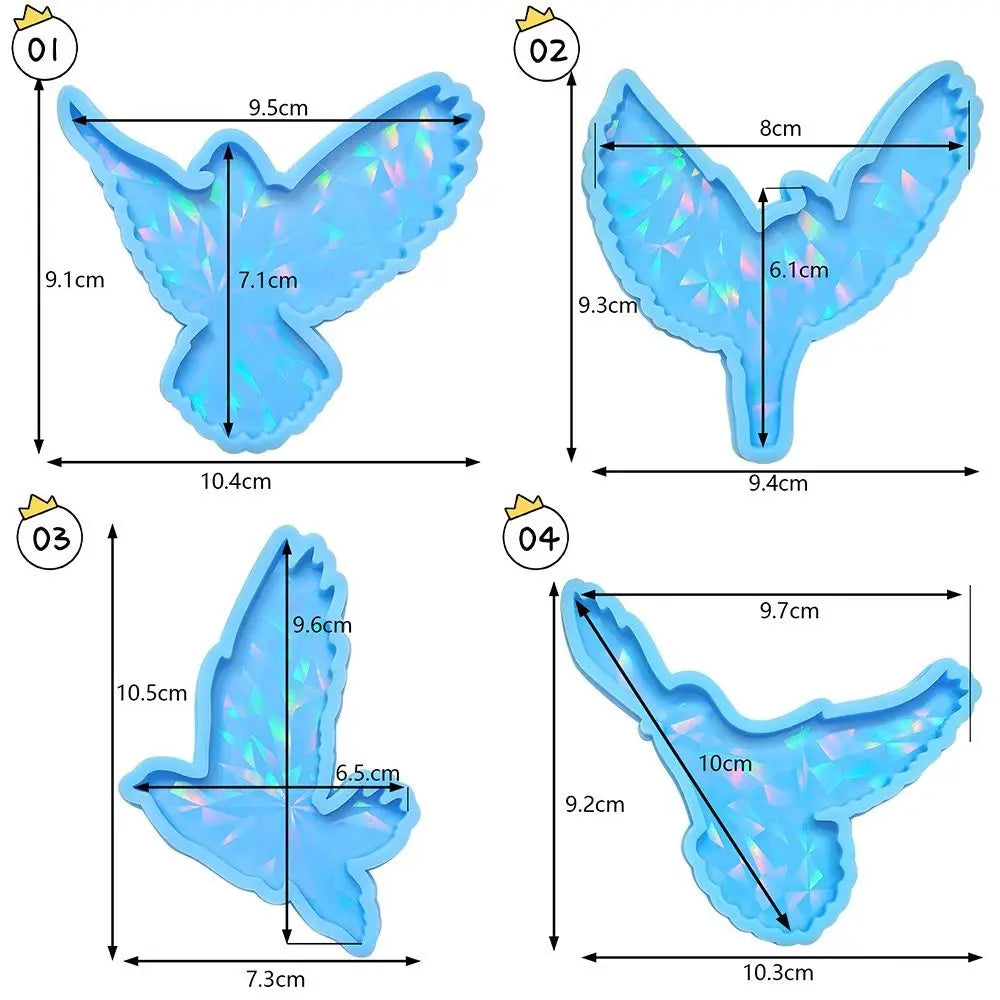 DIY Holographic Eagle Silicone Mold