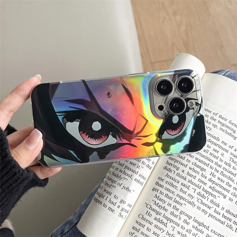 Holo Demon Slayer iPhone Case