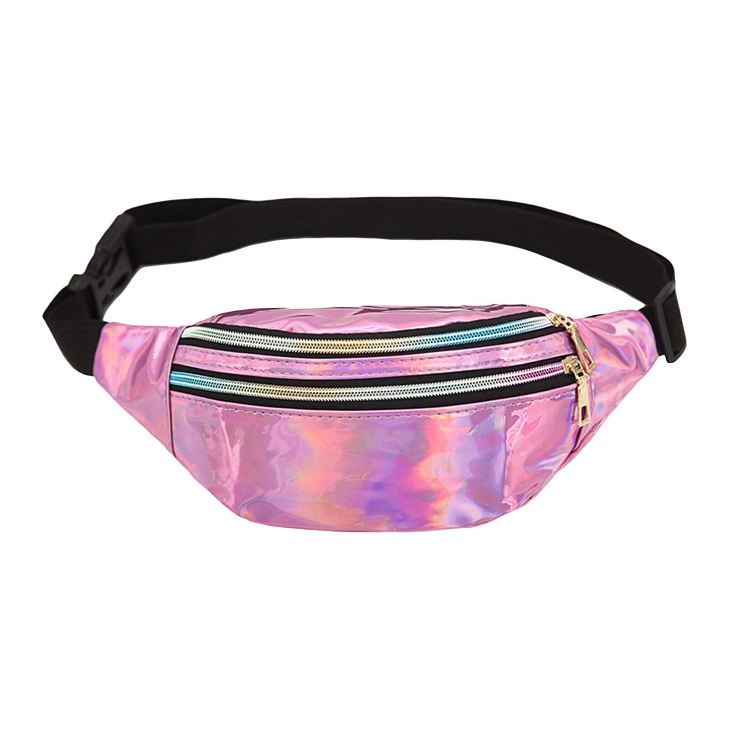 Holographic Fanny Pack / Beach Bum Zip Waist