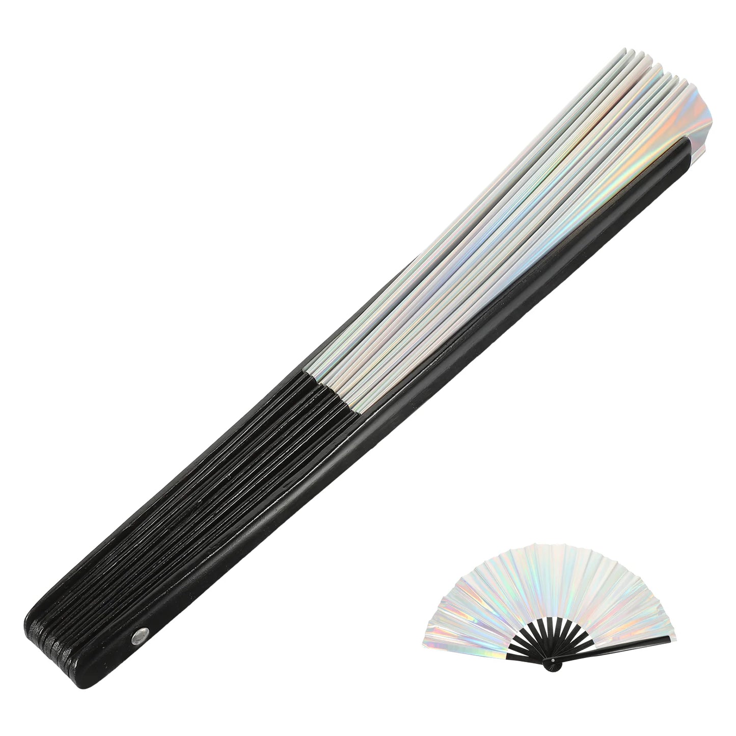 Holo Rave Folding Classical Party Fans