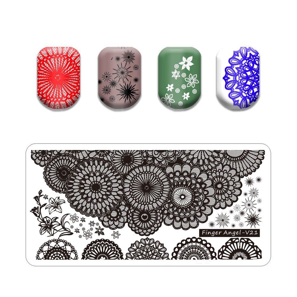 Nail Art Stamping Plates Holo Case