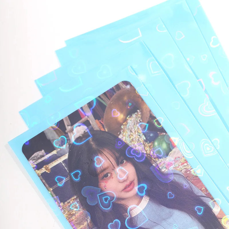 50pcs/pack Holo Card Holder 3 Inch Photocard Sleeves