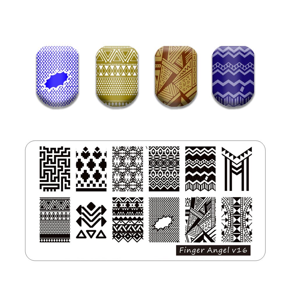 Nail Art Stamping Plates Holo Case