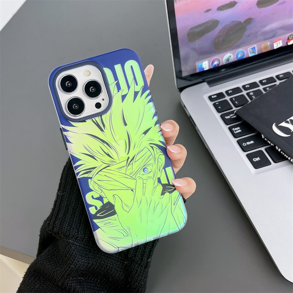 Iridescent Jujutsu Kaisen iPhone Case