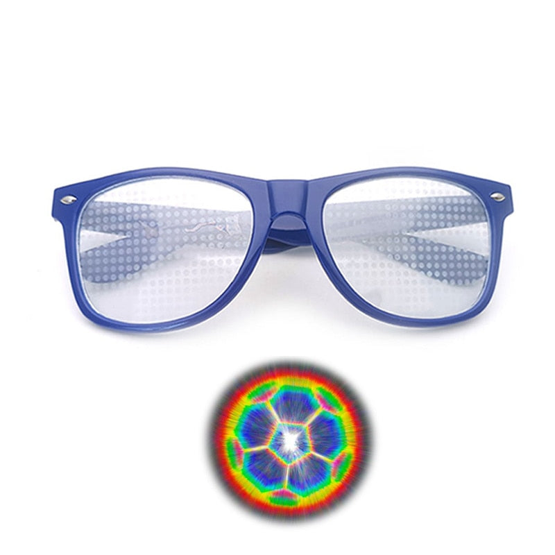 Diffraction 3D Rectangle Sunglasses