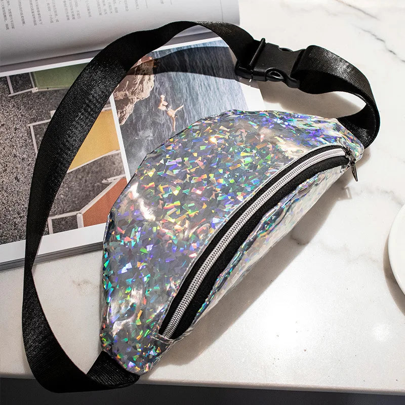 Sequins Holographic Fanny Pack / Waist Pack