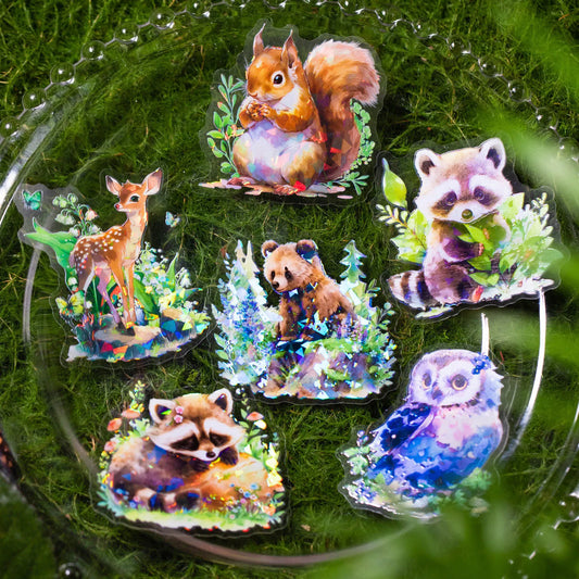 Forest Animals Stickers Set