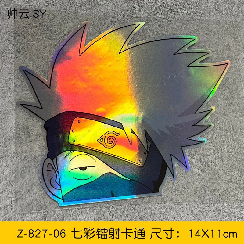 Holographic anime Stickers