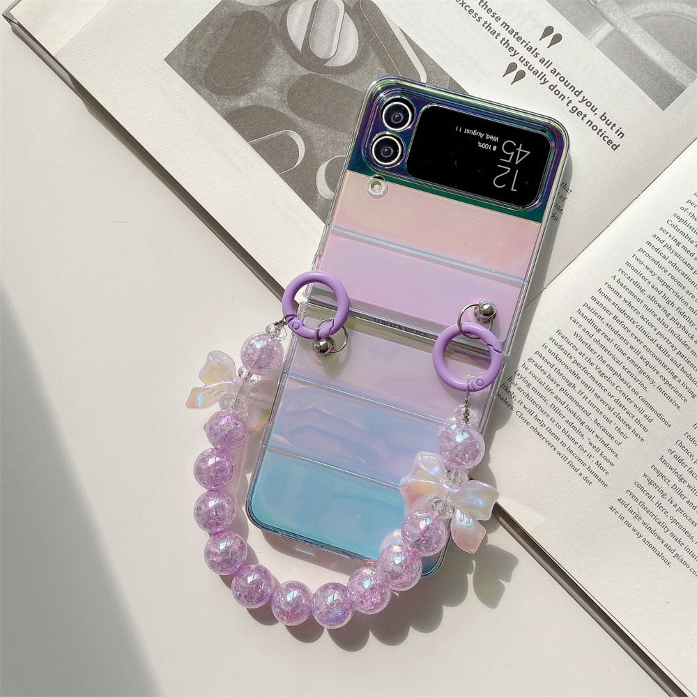 Holo Aurora Gradient Galaxy Z Flip Case