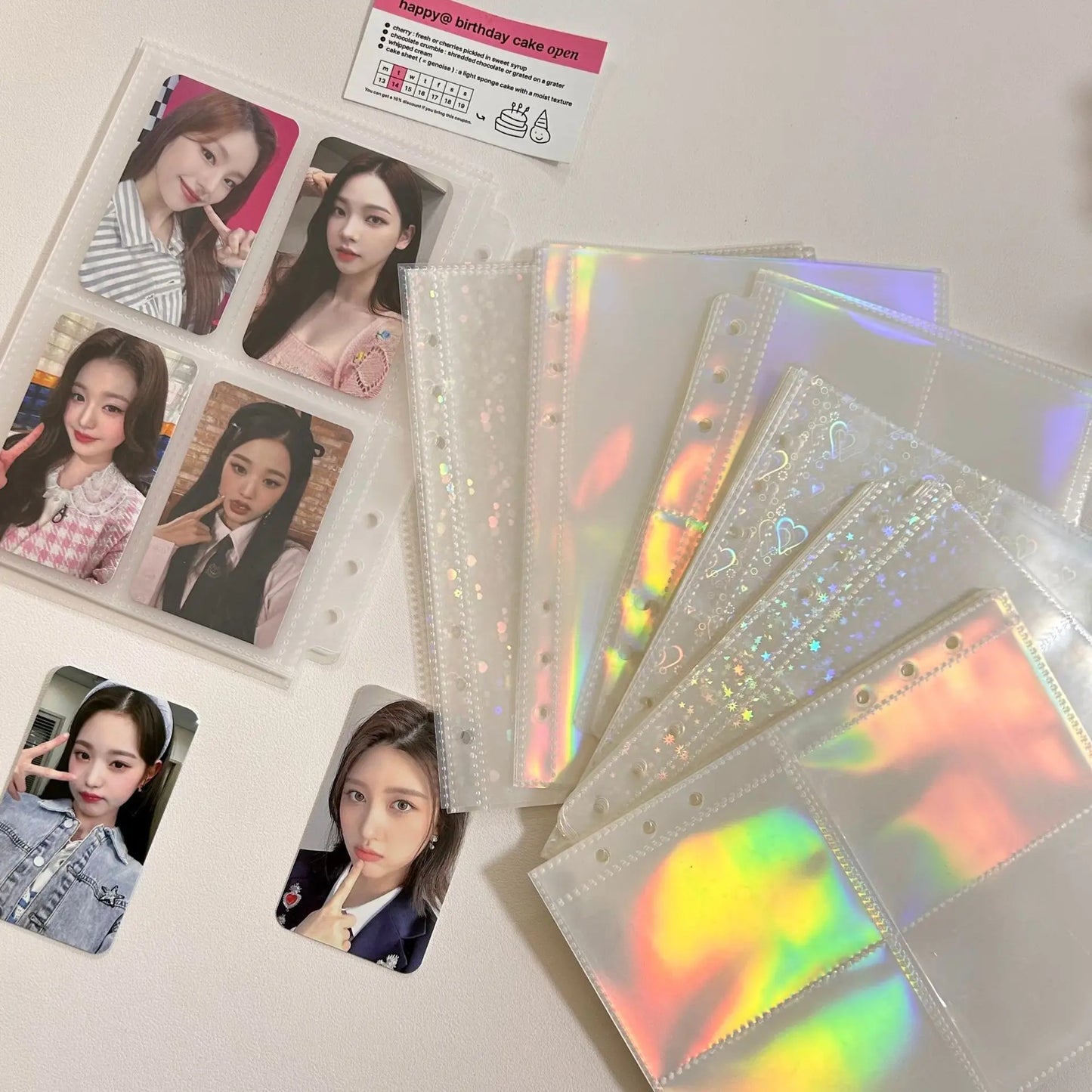 A5 10PCS/Pack A5  Photocard Binder Sleeves