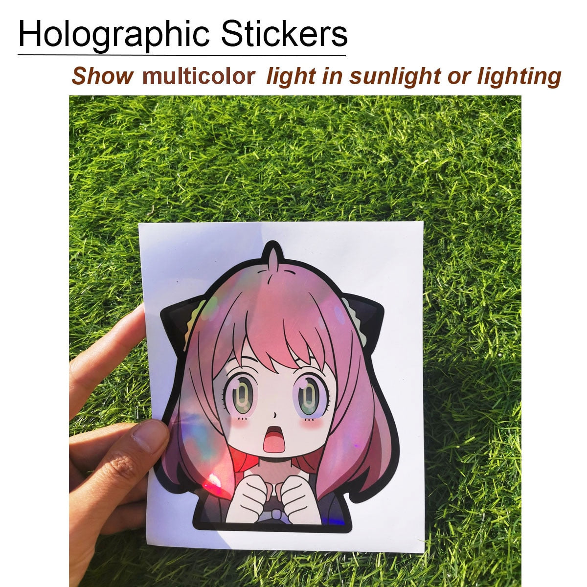 Anya Spy X Family Yor Forger Holographic Stickers