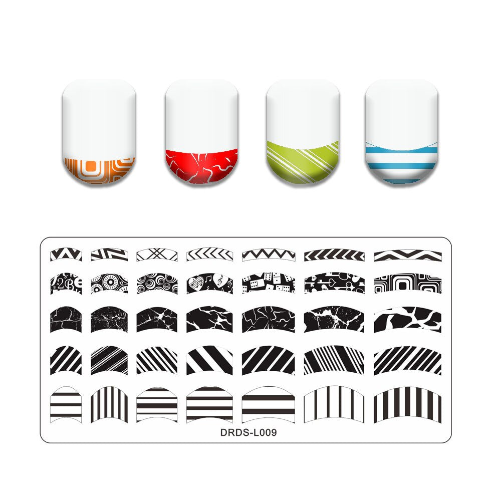 Nail Art Stamping Plates Holo Case