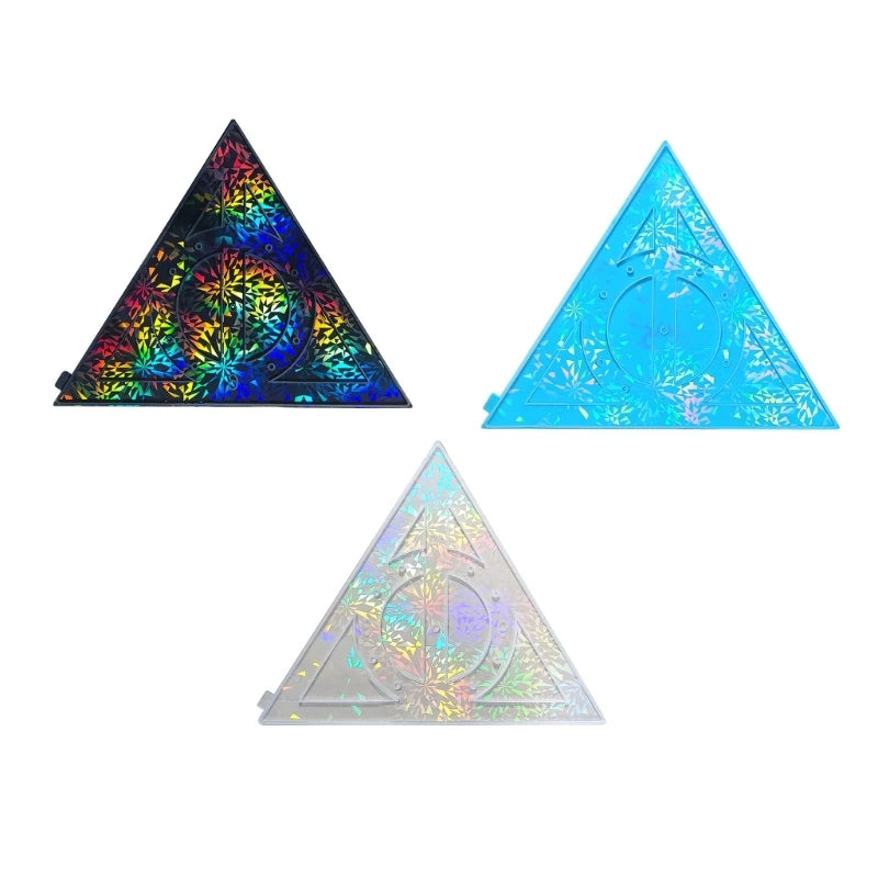 Holographic Silicone Triangular Clock Mold