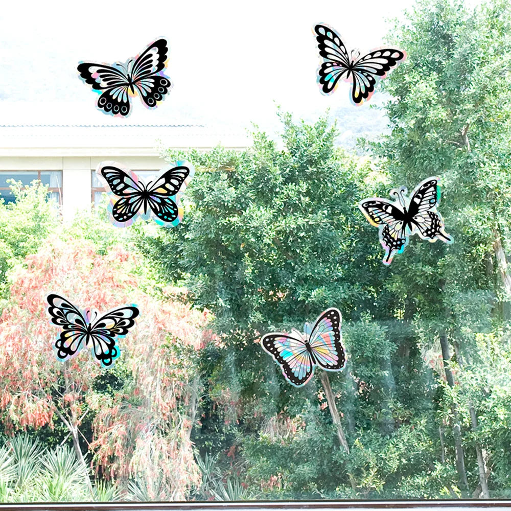 Butterfly Rainbow Suncatcher Stickers