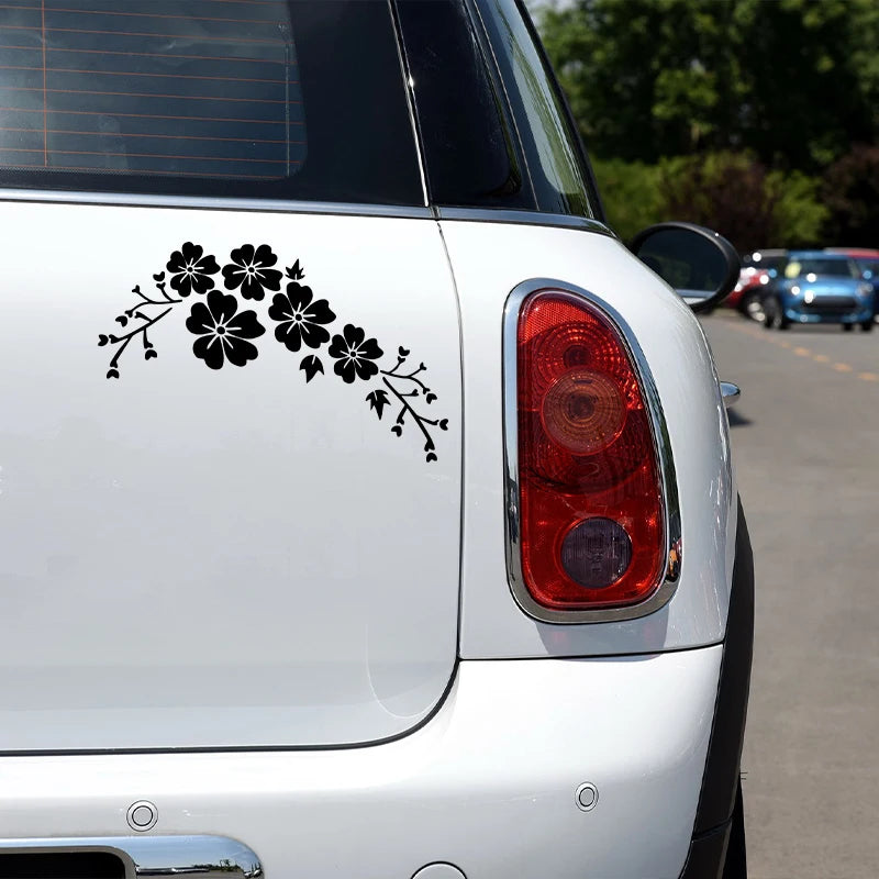 Holo Flower Blossom Decal Car Stickers