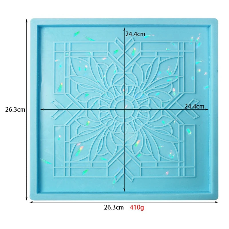 Holographic Tile Epoxy Resin Mold