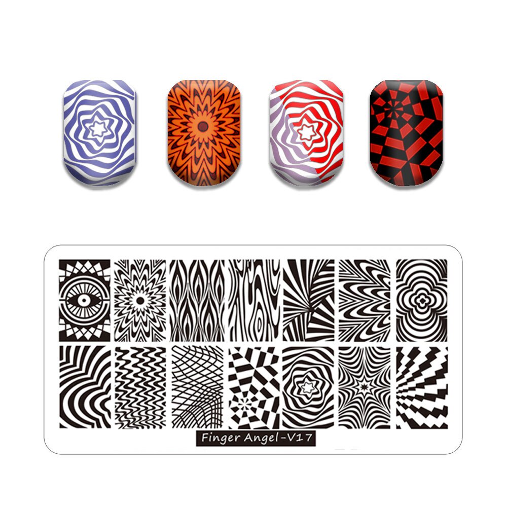 Nail Art Stamping Plates Holo Case