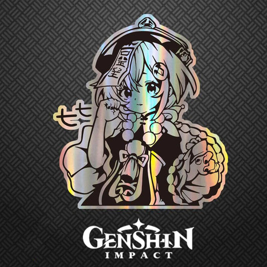 Genshin Impact Qiqi Kawaii Zombie Girl Sticker