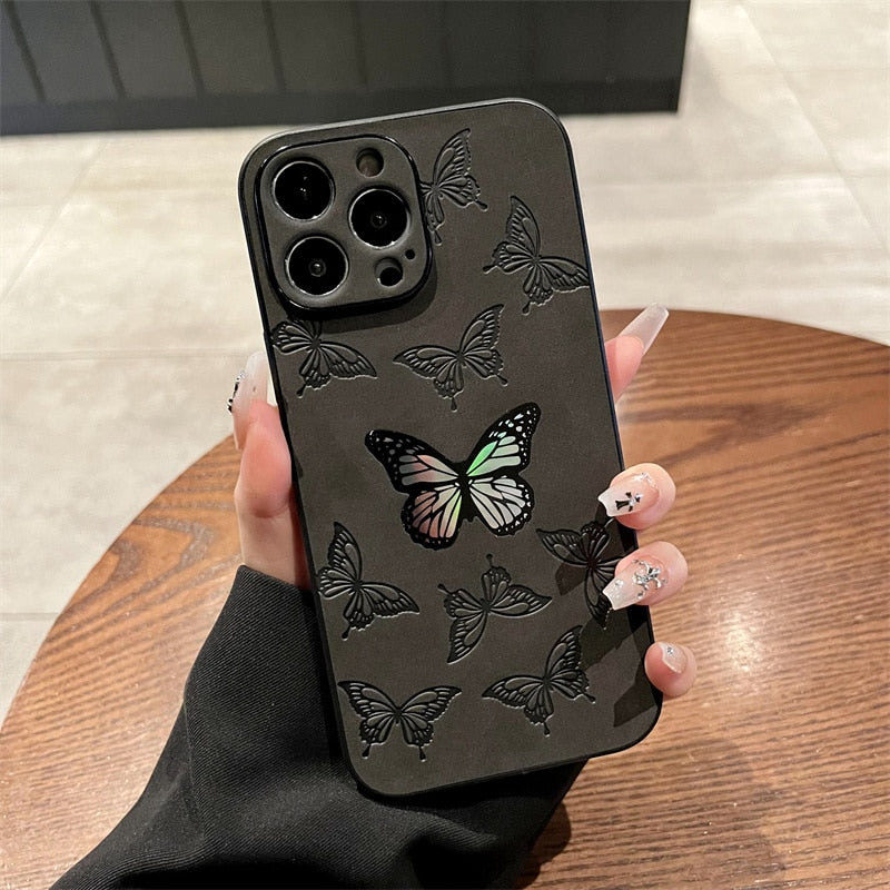 Holo Butterfly Cortex iPhone Case