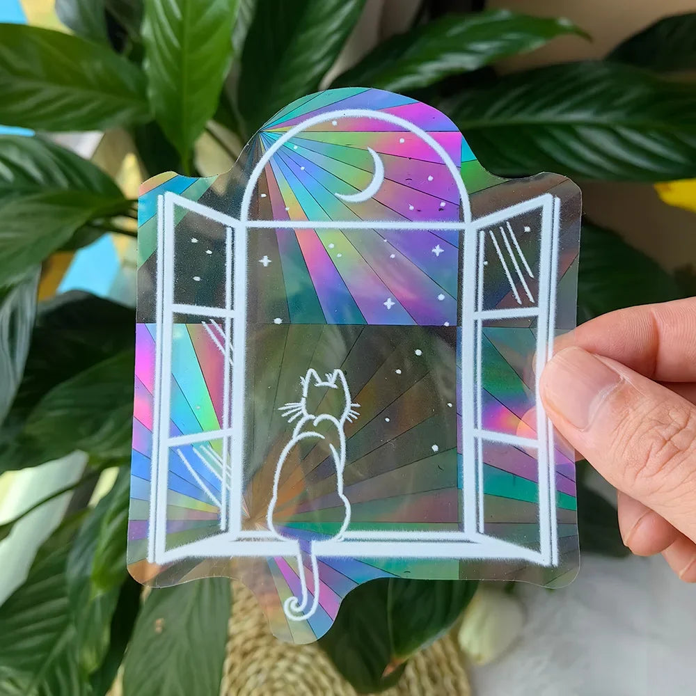 Rainbow Sun Catcher PVC Self Adhesive to Glass