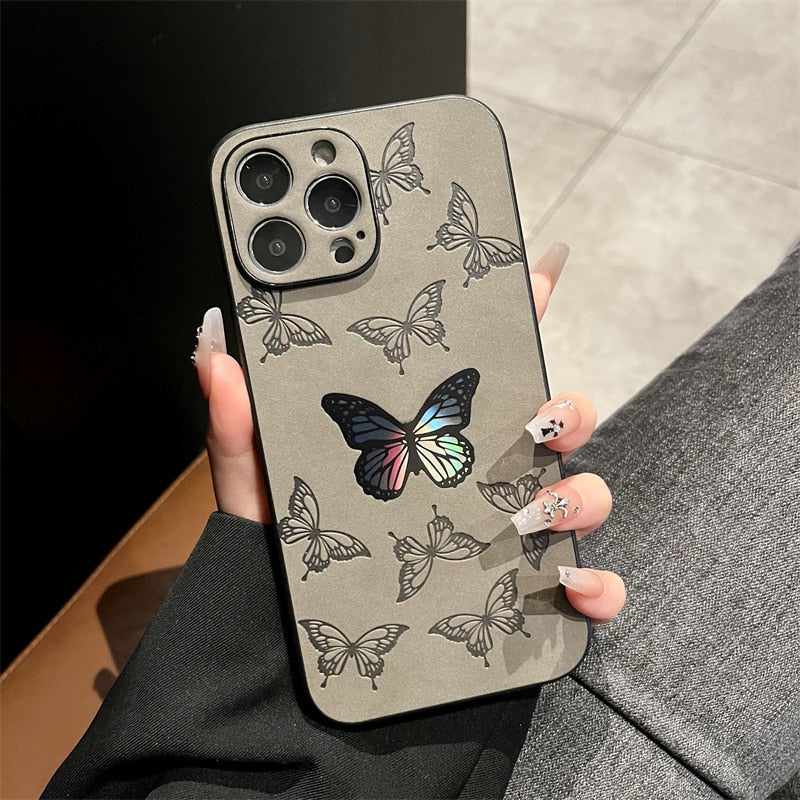 Holo Butterfly Cortex iPhone Case