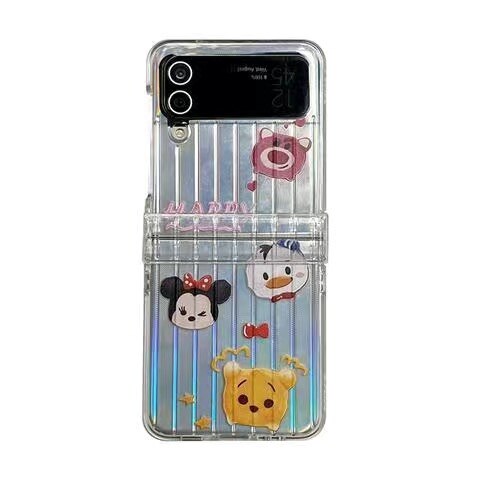 Holo Disney Galaxy Z Flip Case with Bracelet