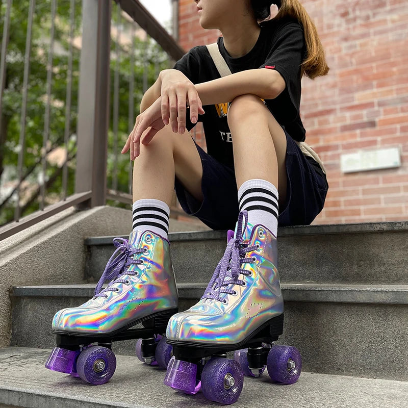 Holo Professional Quad Roller Skates 4-Wheel