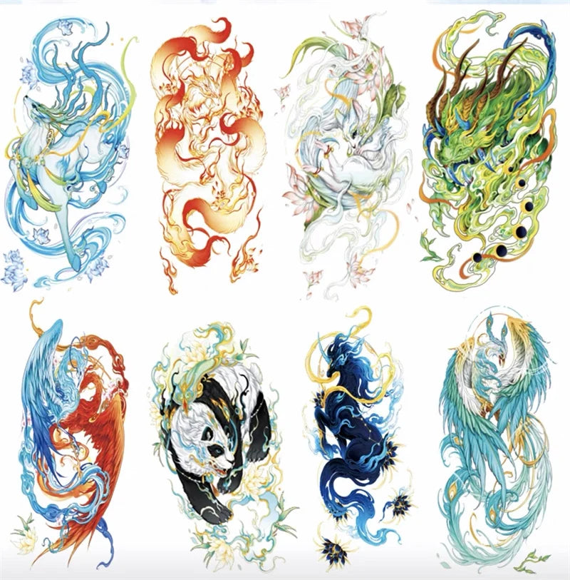 Phoenix Dragon PET Washi Tapes