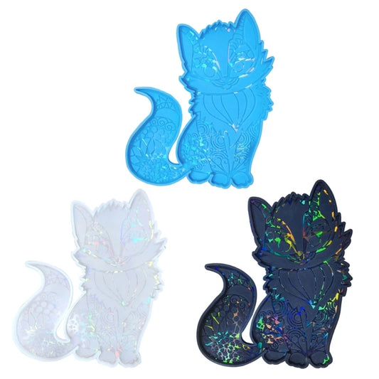 Holo Silicone Cat Mold for DIY Crafts and Home Decor