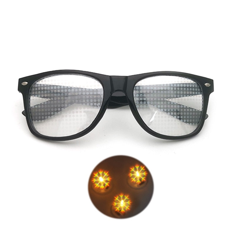 Diffraction 3D Rectangle Sunglasses