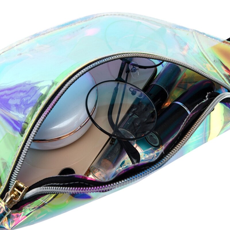 Iridescent PVC Translucent Fanny Pack