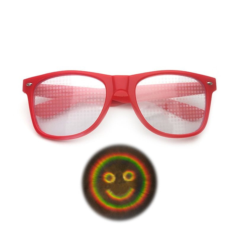 Diffraction 3D Rectangle Sunglasses