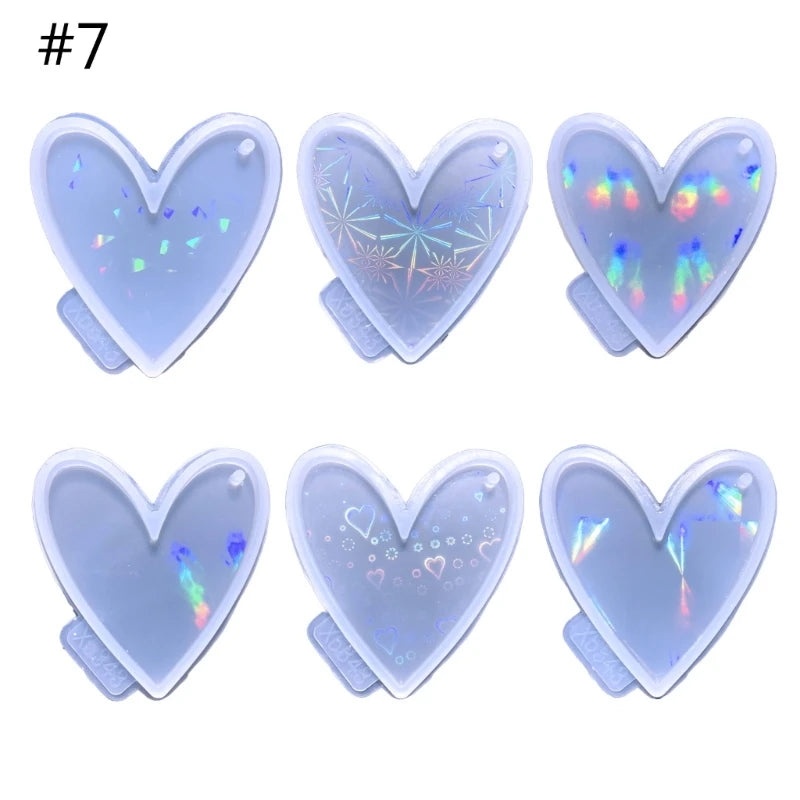 Holographic Heart DIY Silicone Mold