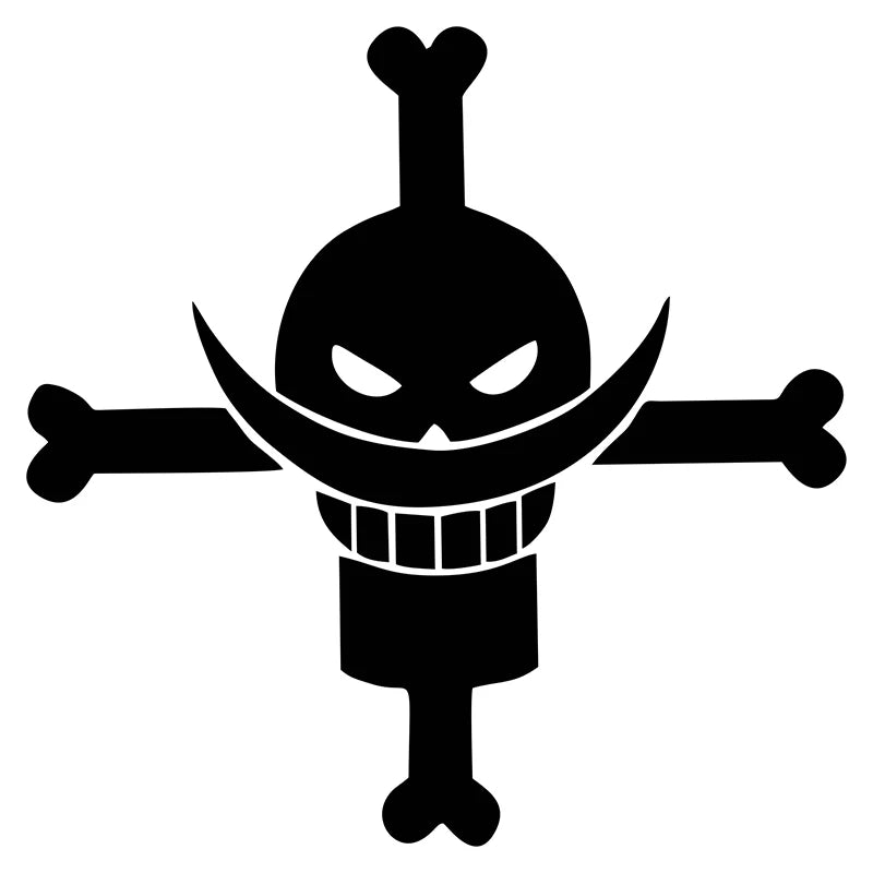 Holo Whitebeard Pirates Marine Vinyl Decal