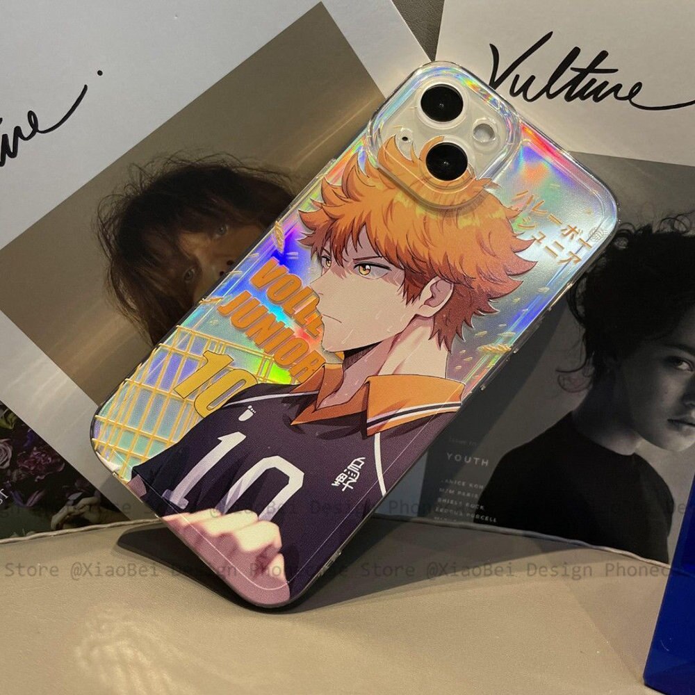 Holo Anime Haikyuu Tobio Kageyama iPhone Case