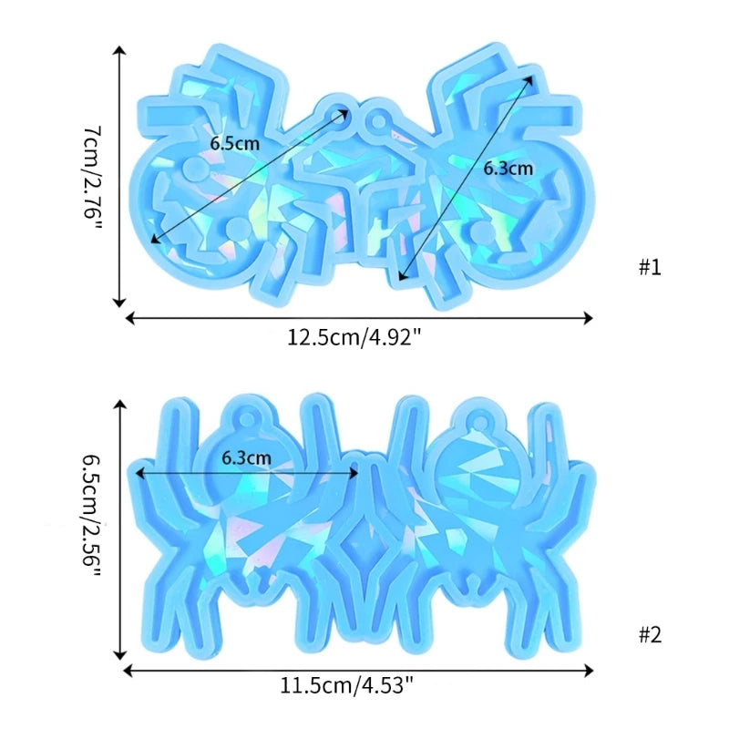Holo Halloween Spiders Silicone Mold