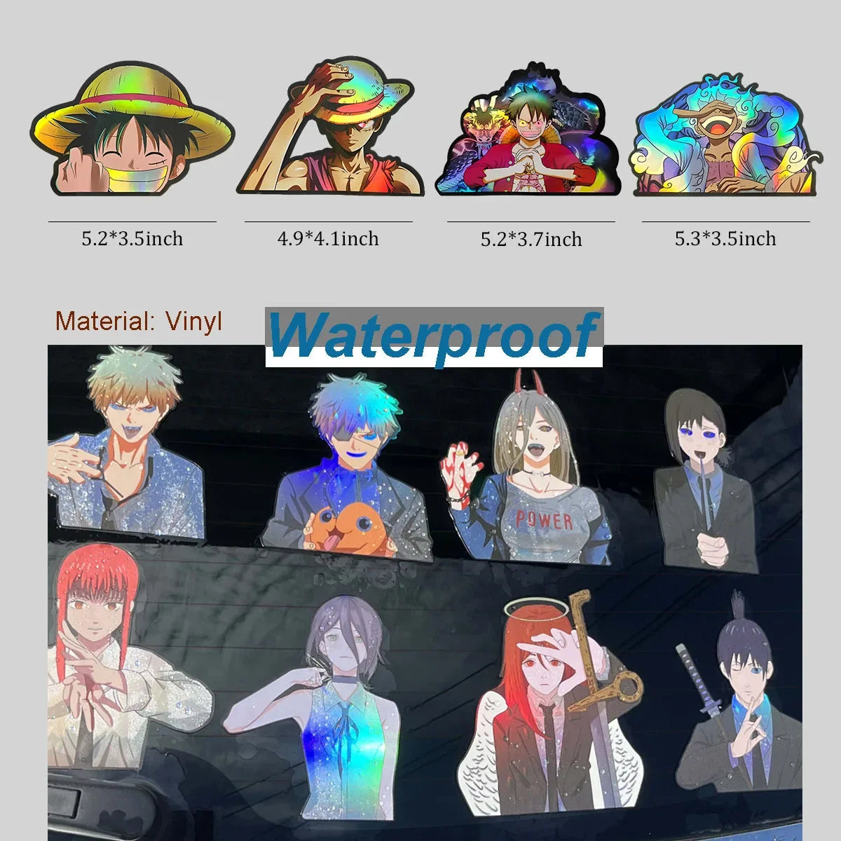 Anime Holographic Stickers