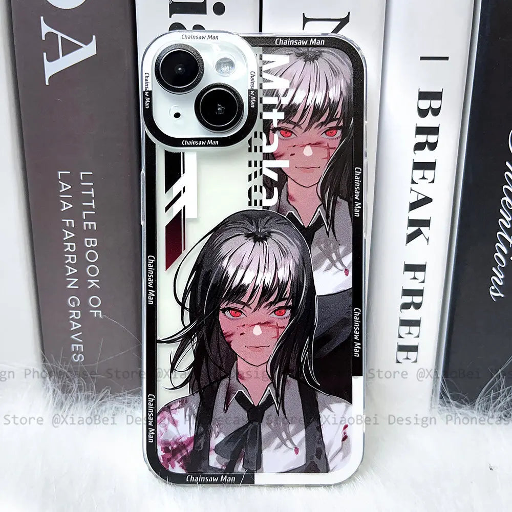 Holo Chainsaw Man Case for iPhone