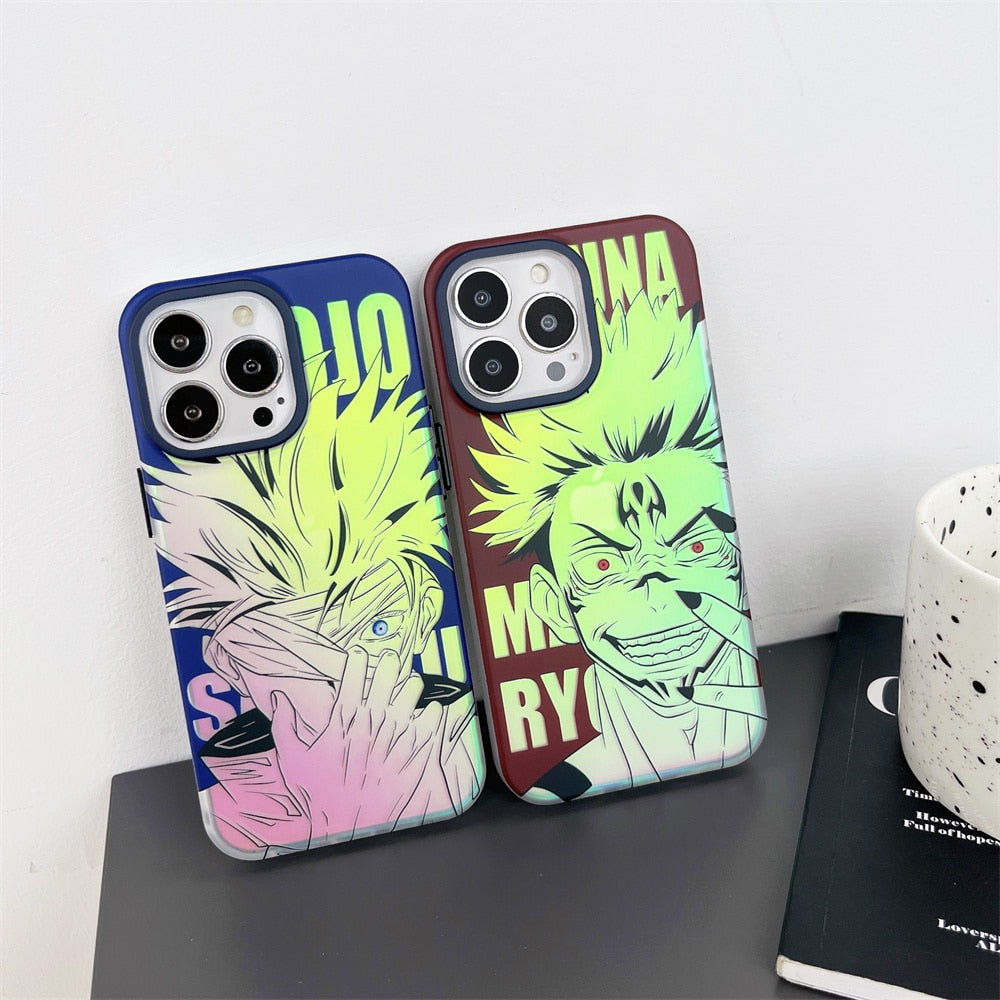 Iridescent Jujutsu Kaisen iPhone Case