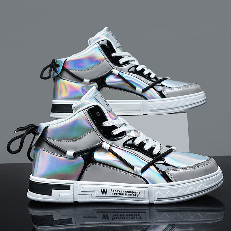 Holo Men's Shoes: High top Sneakers