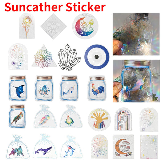 Holo Asorted Sun Catcher Wall Stickers