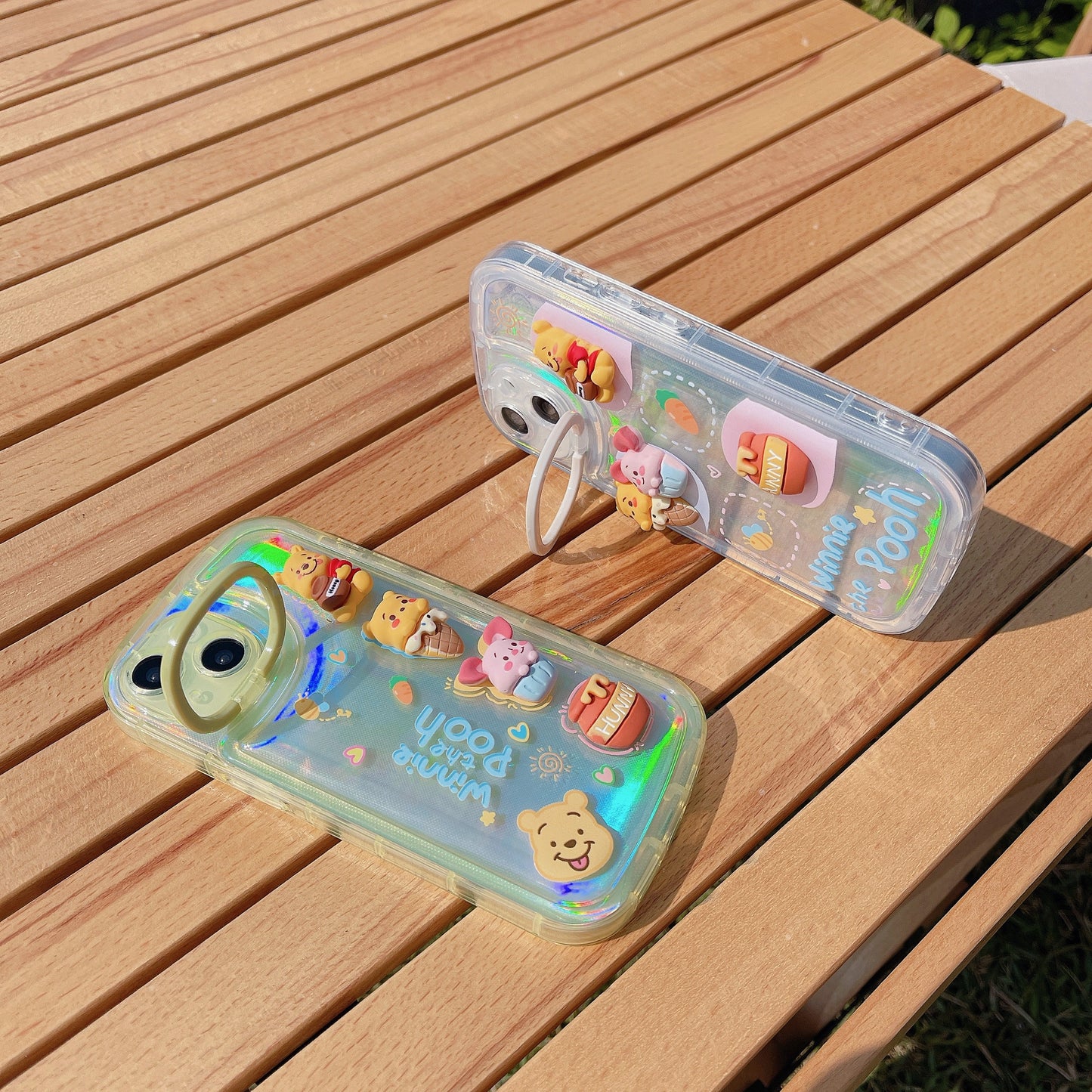 Holo 3D Winnie the Pooh iPhone Case