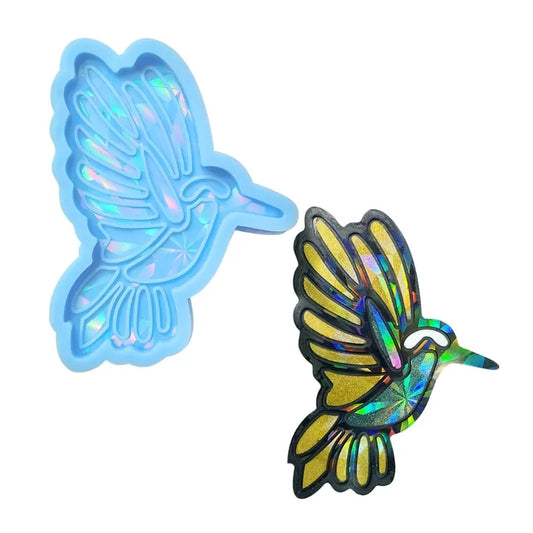 DIY Holo Hummingbird / Cow Keychain Silicone Mold