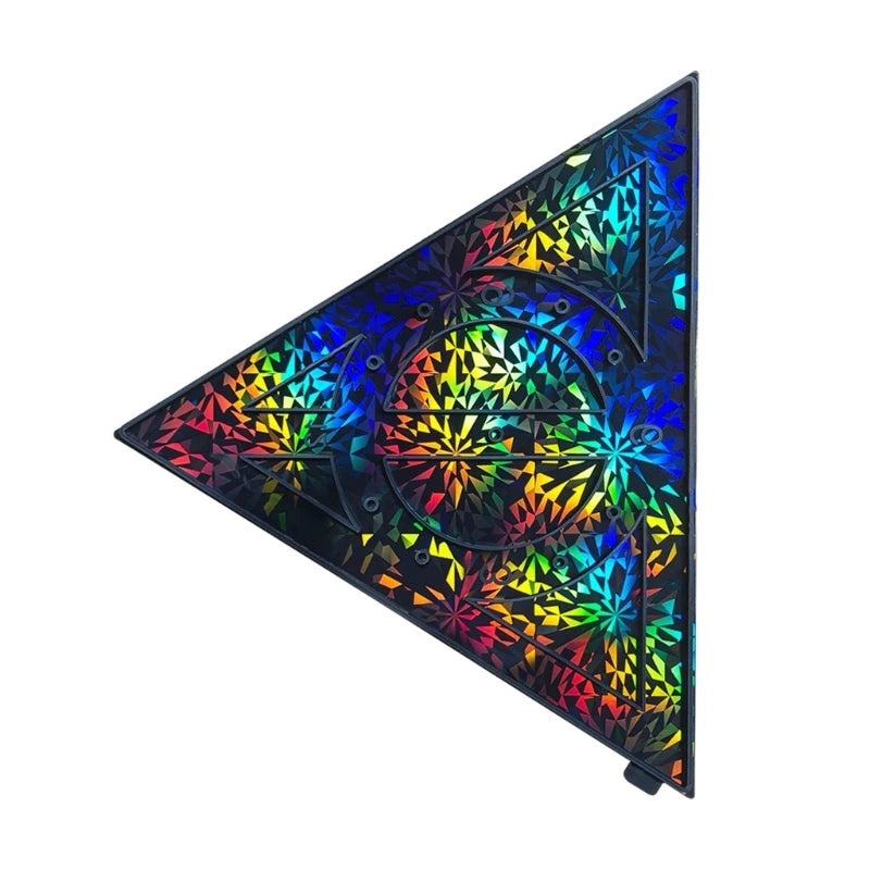 Holographic Silicone Triangular Clock Mold