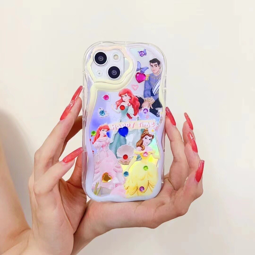 Holo Ariel Snow White Elsa iPhone Case