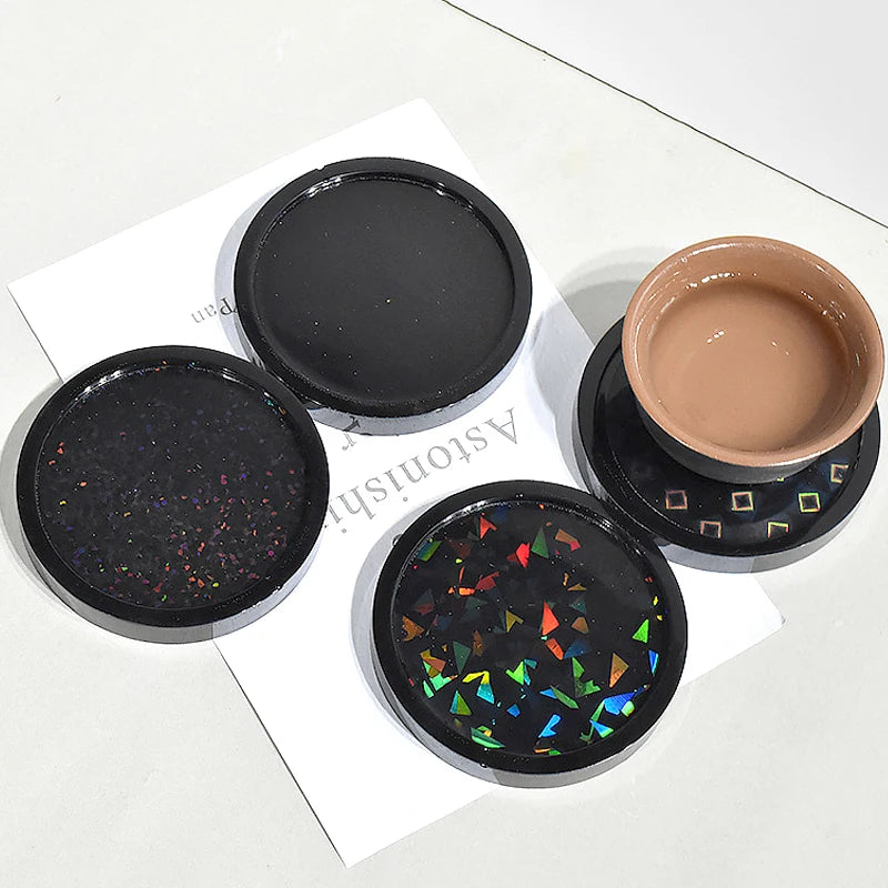 Holo Silicone Coaster Mold for Epoxy Resin