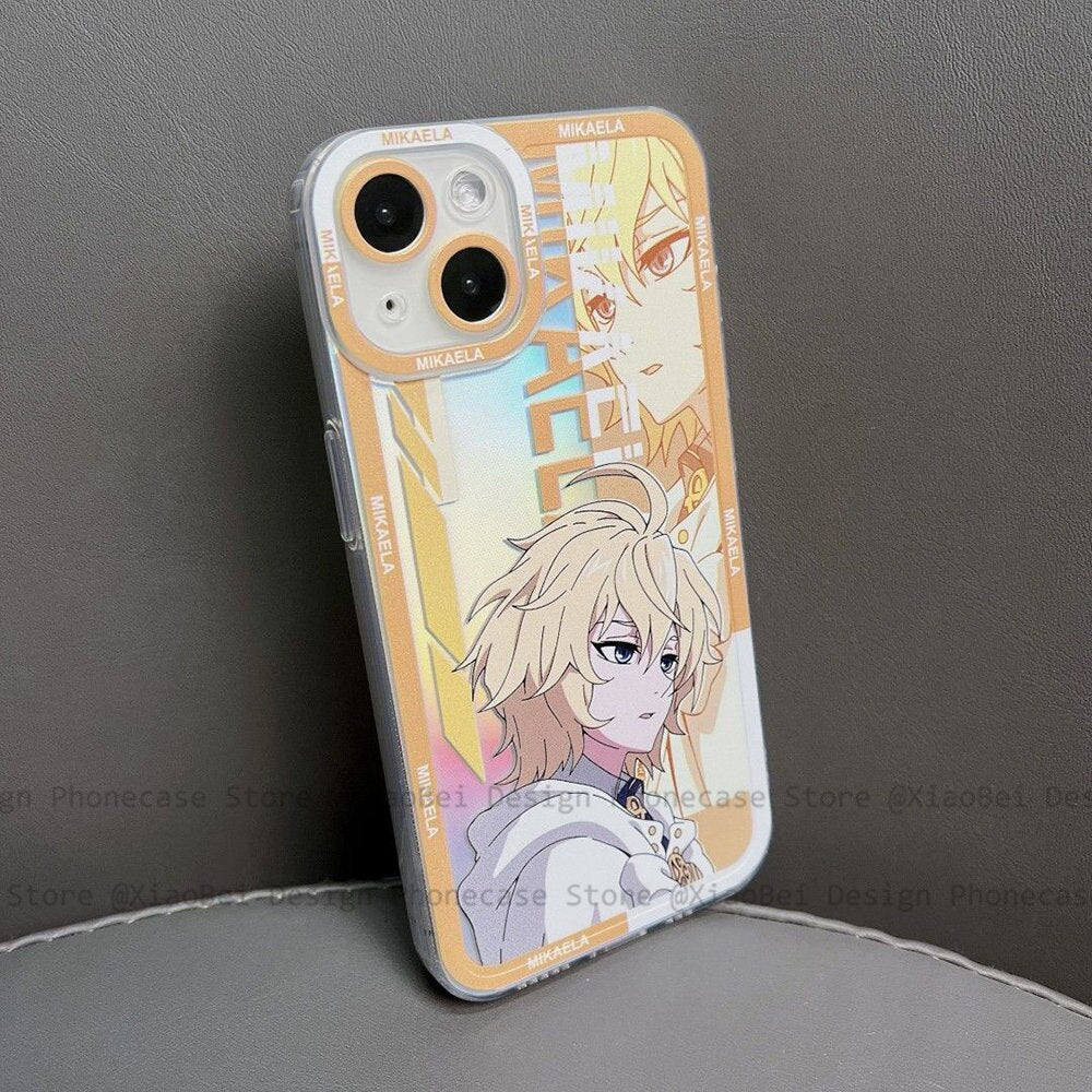 Holo Mikaela Hyakuya iPhone Case