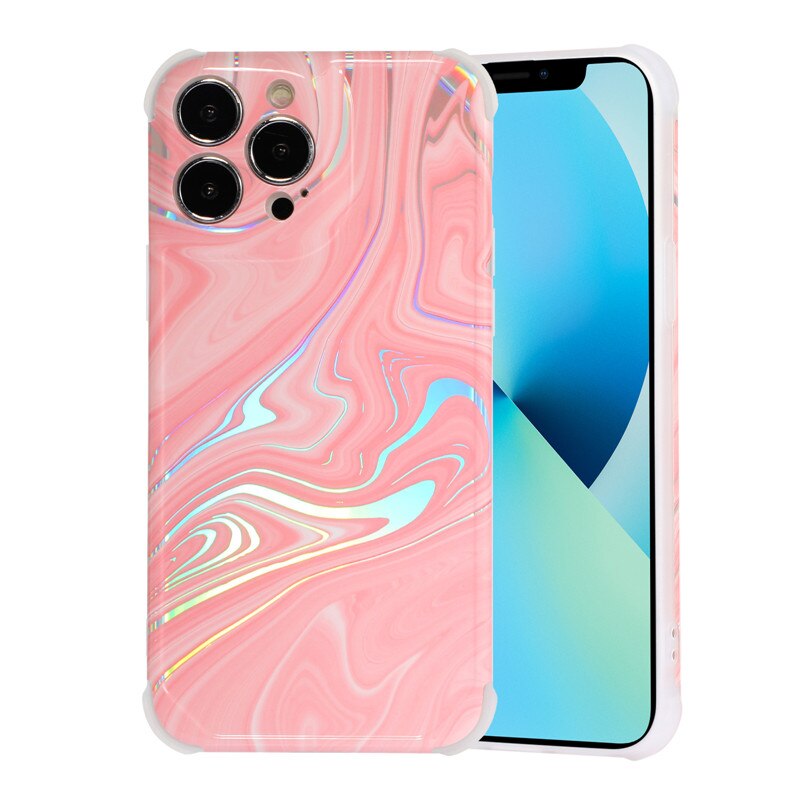 Holo Glossy Marble Samsung Phone Case