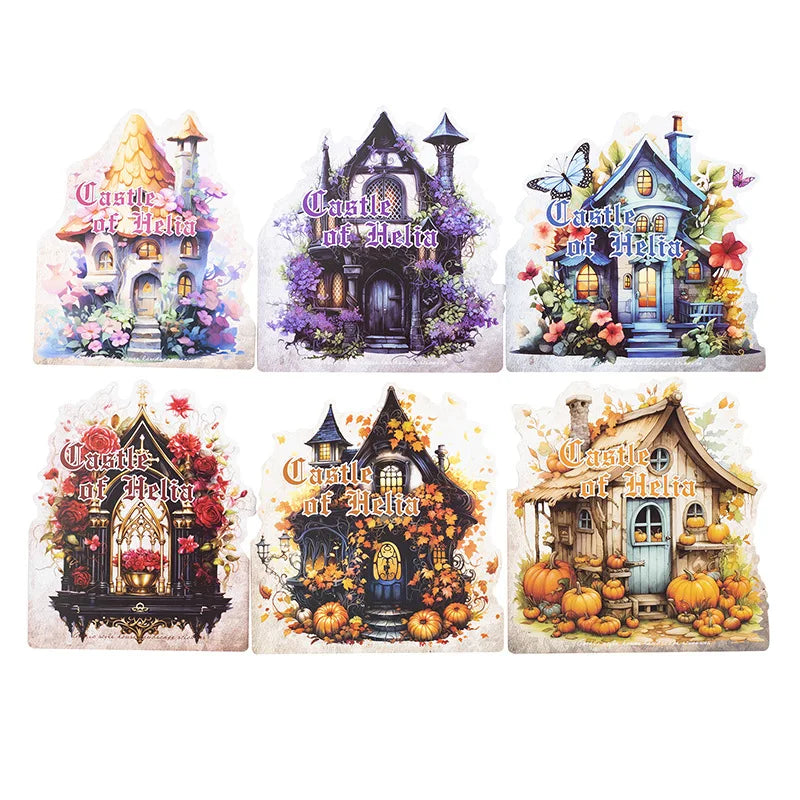 Kawaii Holo Stickers Helya's Castle