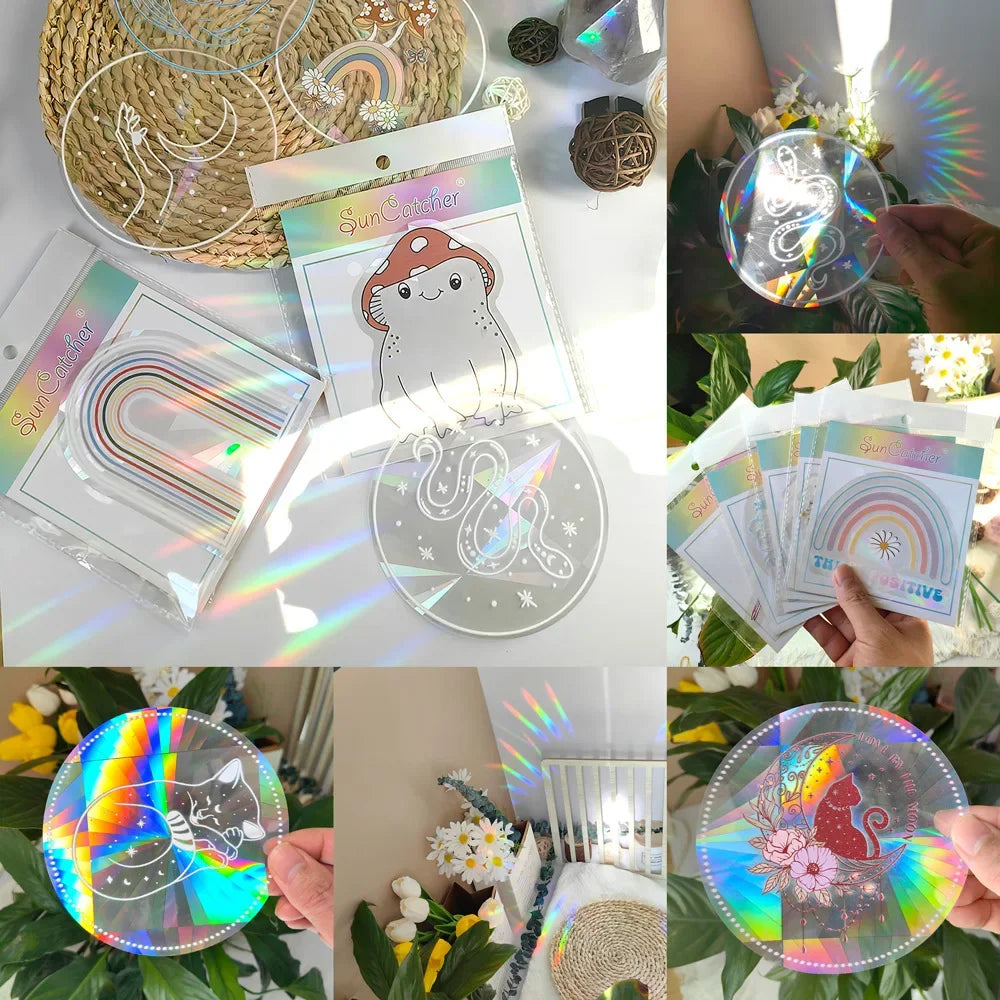 Sun Catcher PVC Self Adhesive Glass Window Stickers